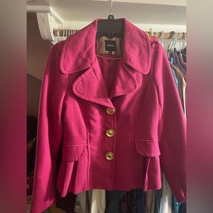 NWOT XOXO Pink Peacoat